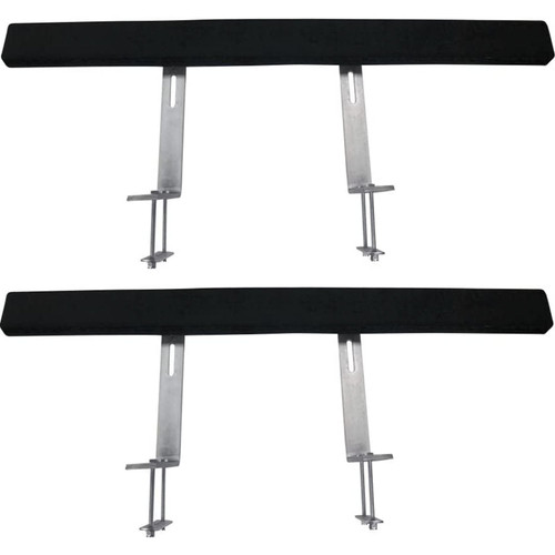 Boat Trailer Guide-ons, 48", 2PCS Rustproof Steel Trailer Guide ons, Trailer Guides with Carpet-Padded Boards, Mounting Parts Included, for Ski Boat, Fishing Boat or Sailboat Trailer