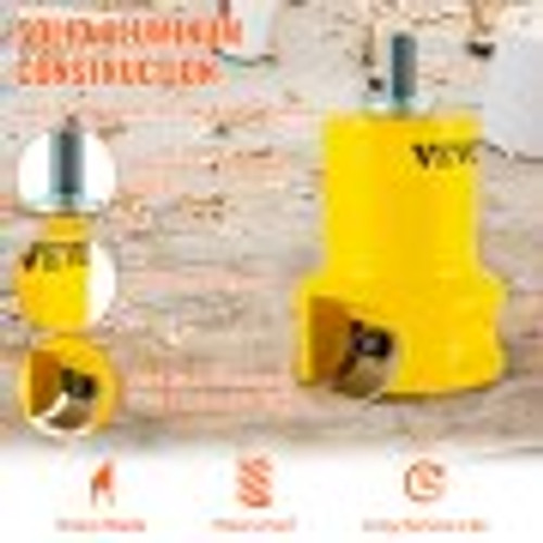 Tenon Cutter, 1"/25.4mm & 1.5"/38mm & 2"/50.8mm, with Dual Curved Blades & Button Screws Home Master Kit, Premium Aluminum & Steel Log Furniture Cutter, Commercial Starter?s Tool for Home DIY