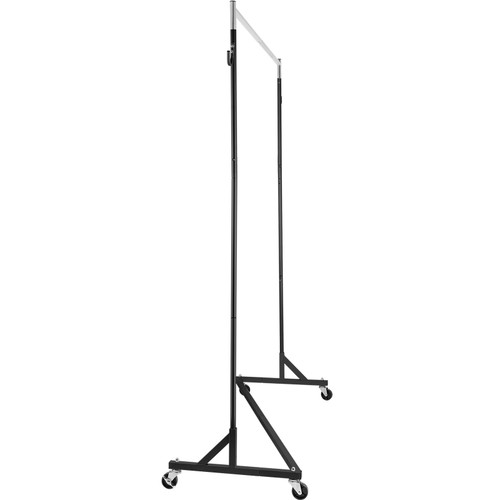 Z Rack, Industrial Grade Z Base Garment Rack, Height Adjustable Rolling Z Garment Rack, Sturdy Steel Z Base Clothing Rack w/Lockable Casters for Home Clothing Store Display Commercial Use Black