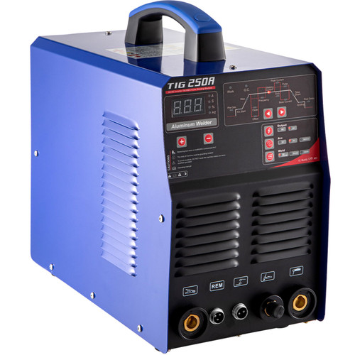 TIG Welder AC/DC, 3 in 1 TIG/MMA/ARC Welding Machine with 110/220V Dual Voltage, 250A Aluminum MMA Welder w/Inverter IGBT and Digital Panel, Multiprocess ARC Welder