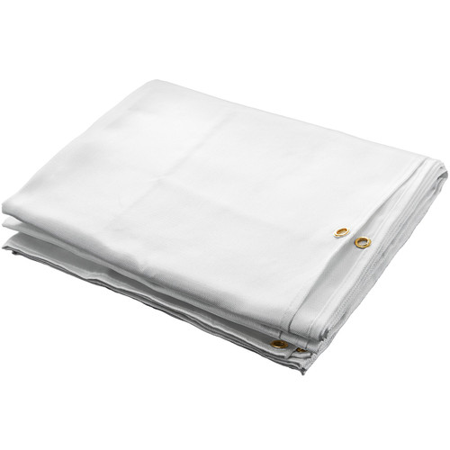 6 x 10 Ft Welding Blanket White Fiberglass Blanket Portable Fiberglass Fire Retardant Blanket Welding Mat Welding Fireproof Thermal Resistant Insulation With Carry Bag