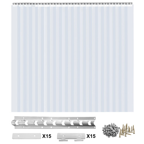 Factory Direct Craft Blue and White Striped Pipe Cleaners | 240 Pieces