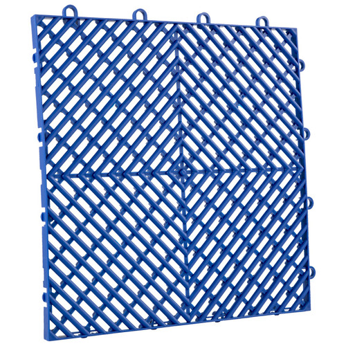 Rubber Tiles Interlocking 25 PCS Blue, Drainage Tiles 12x12x0.5 Inches, Deck Tiles Outdoor Floor Tiles, Outdoor Interlocking Tiles, Deck Flooring for Pool Shower Bathroom Deck Patio Garage