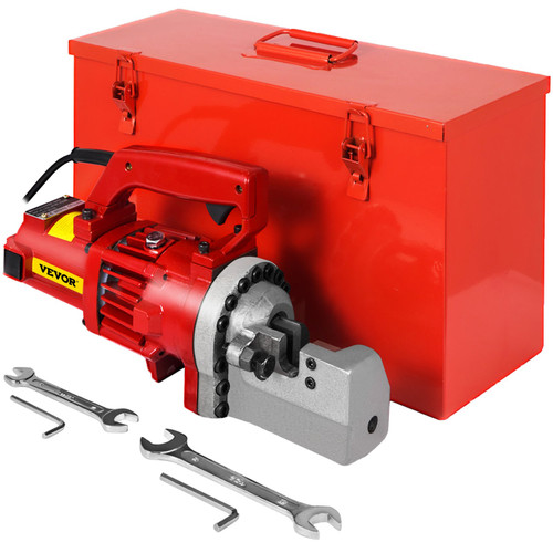 VEVOR Electric Hydraulic Rebar Cutter, 1250W Portable Electric Rebar Cut 3/4" 20mm #6 Rebar within 4 Seconds, 110V
 VEVOR Electric Hydraulic Rebar Cutter, 1250W Portable Electric Rebar Cut 3/4" 20mm #6 Rebar within 4 Seconds, 110V