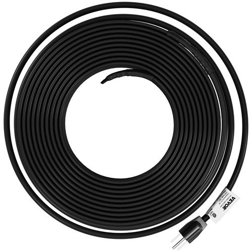 Self-Regulating Pipe Heating Cable, 120-feet 5W/ft Heat Tape for Pipes, Roof Snow Melting De-icing, Gutter and Pipe Freeze Protection, 120V