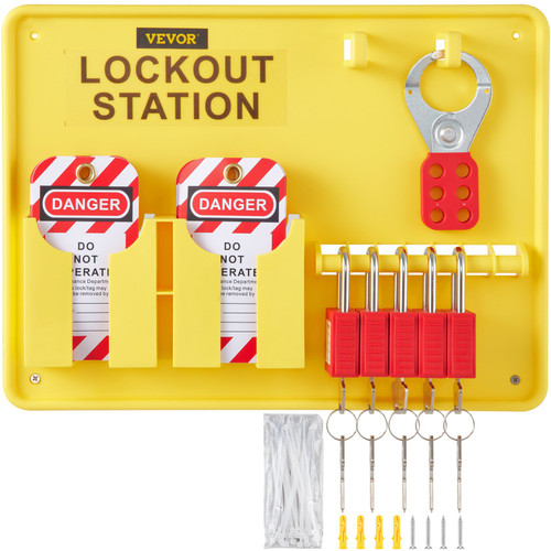 Lockout Tagout Station Breaker Loto Kit Loto Hasps,Loto Tags