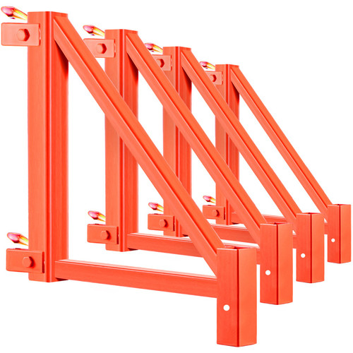 VEVOR Scaffold Outrigger, 18" x 18" x 24" Scaffolding Outriggers, 4 Pieces Outriggers for Scaffolding w/Locking Pins for Home Improvement Projects Like Painting, Patching Drywall or Cleaning Windows VEVOR Scaffold Outrigger, 18" x 18" x 24" Scaffolding Outriggers, 4 Pieces Outriggers for Scaffolding w/Locking Pins for Home Improvement Projects Like Painting, Patching Drywall or Cleaning Windows