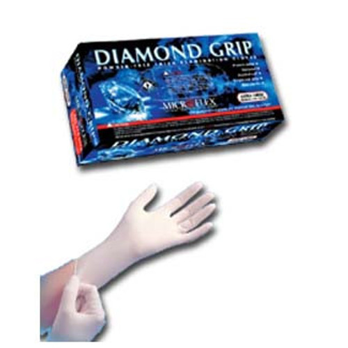 Small Diamond Grip Gloves Powder Free Latex