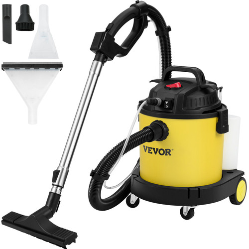 Wet Dry Vac, 5.3 Gallon, 1.6 Peak HP Shop Vacuum, 4-in-1 Wet/Dry Vacuum, Portable Shopvac with Attachment, Blower, Filter Cleaning System
