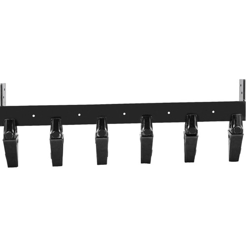 Bucket Tooth Bar, 48'' Inside Bucket Width Tractor Bucket Teeth, 9.84'' Teeth Space Tooth Bar for Loader Bucket 23TF, Bolt on Tooth Bucket Enables Penetration of Compacted Soil