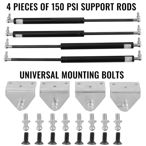 Universal Lambo Door Kit Bolt On Vertical Doors Hinge Kit Fit for Audi Dodge Ford Honda Toyota Nissan Chevrolet etc. 90 Degree Vertical Lambo Door Conversion Kit (Universal)