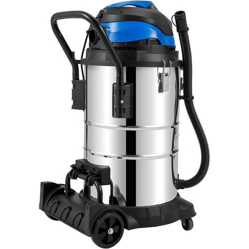 Wet/Dry Vacuum, 13.5 Gallon Capacity, HEPA Filtration Automatic Dust Shaking, 1200 W Powerful Motor Dust Collector, Heavy-Duty Shop Vacuum with Attachments, ETL Listed