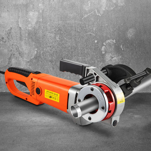 Electric Pipe Threader, 2300W Pipe Threading Machine, Heavy-Duty Hand-Held Power Drive Kit, 110V Pipe Threader Machine Copper Motor, Portable Pipe Threader with 6 Dies 1/2"-2" and Carrying Case