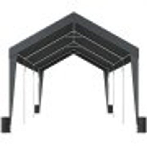 Carport, Heavy Duty 10 x 20ft Car Canopy, Outdoor Garage Shelter with 8 Reinforced Poles and 4 Weighted Bags, UV Resistant Waterproof Instant Car Garage Tent for Party Garden Boat, Darkgray Carport, Heavy Duty 10 x 20ft Car Canopy, Outdoor Garage Shelter with 8 Reinforced Poles and 4 Weighted Bags, UV Resistant Waterproof Instant Car Garage Tent for Party Garden Boat, Darkgray