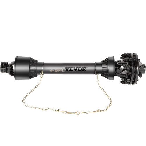 PTO Shaft, 1-3/8" PTO Drive Shaft, 6 Spline Both Ends PTO Driveline Shaft, Series 5 Tractor PTO Shaft, 43"-57" Brush Hog PTO Shaft, Black PTO Shaft w/Slip Clutch for Bush Hog/Finish Mower