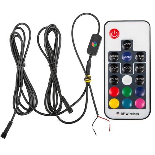 2PC 3FT 360Â°Spiral LED Whip Lights RGB Color Lighted Whips Dancing/Chasing Light Antenna LED Whips Weatherproof, RF Wireless Remote for Sand Dune UTV ATV RZR Off-Road Trucks Jeep 4X4
