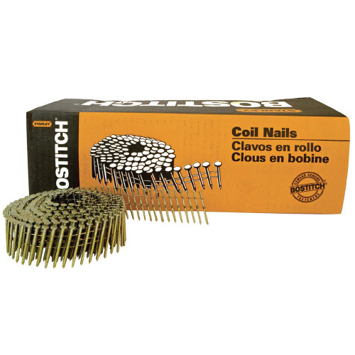 BOSTITCH 1-1/2" 15° Coil Siding Nails 4,200 Count BOSTITCH 1-1/2" 15° Coil Siding Nails 4,200 Count
