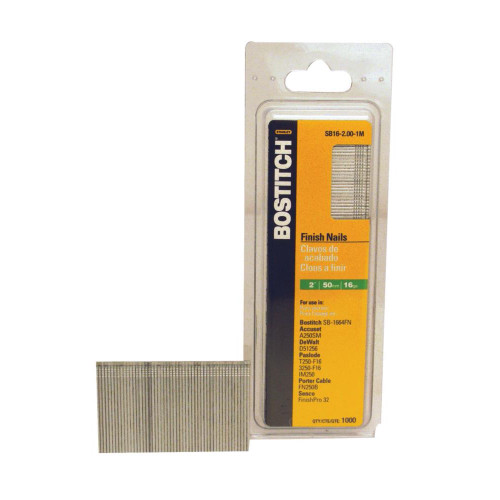 BOSTITCH Nail Finishing Stick- 16 Gauge x 2 In. (8 Pcs)