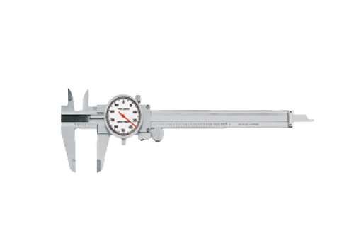 0-4" Dial Caliper White Face