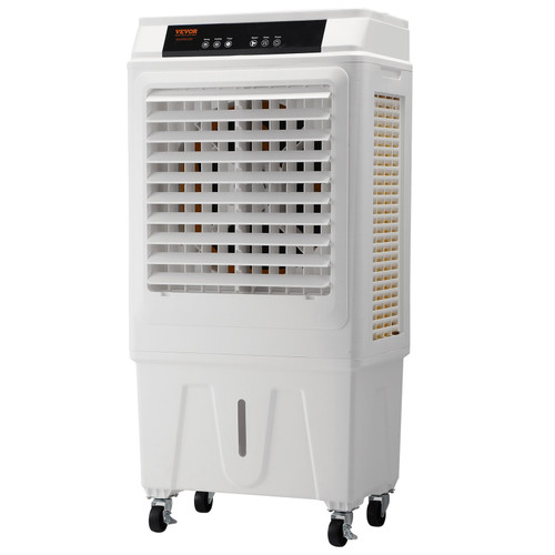 Evaporative Air Cooler, 3100 CFM, 135Â° Oscillating Swamp Cooler with Adjustable 3 Speeds and 12 H Timer, 9 Gal Portable Air Cooler for 950 Sq.ft, Indoor/Outdoor Use