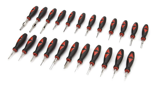 23-Piece Universal Terminal Tool Kit for Auto Technicians, Safely Remove Wires from Terminal Block Without Damage, Variety of Blade Styles