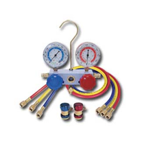 Deluxe Dual R134a/R12 Aluminum A/C Manifold Gauge Set ATD-3696