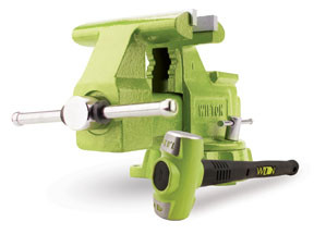 B.A.S.HA(R) Special Edition 6.5a Utility Bench Vise and B.A.S.HA(R) Sledge Hammer