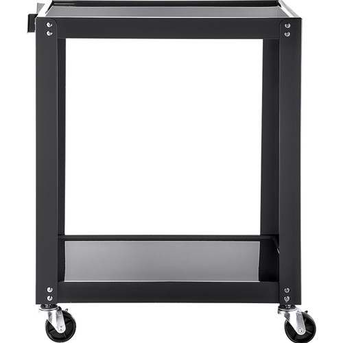 AV Cart, 26 Inch Height Media Cart with Power Strip, 24 x 18" Presentation Cart with 2 Shelves, 4 Rolling Casters and 2 Locking Brakes, 150 lbs Heavy- Duty Av Cart Fit for Offices AV Cart, 26 Inch Height Media Cart with Power Strip, 24 x 18" Presentation Cart with 2 Shelves, 4 Rolling Casters and 2 Locking Brakes, 150 lbs Heavy- Duty Av Cart Fit for Offices