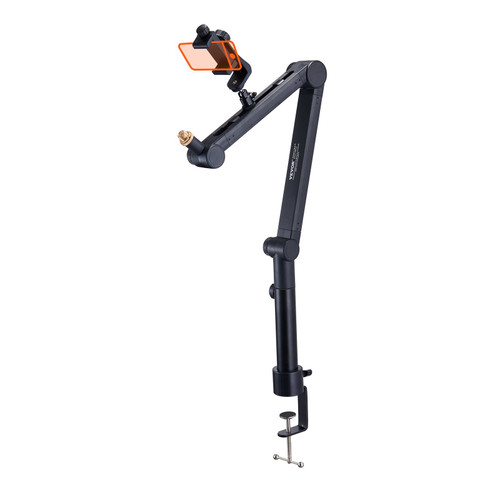 Microphone Boom Arm with Desk Mount, 360Â° Rotatable, Adjustable Mic Stand with 3/8" to 5/8" Adapter Port Headset Hook, for Blue Yeti Hyperx Quadcast Blue Snowball Shure SM7B Audio Technica