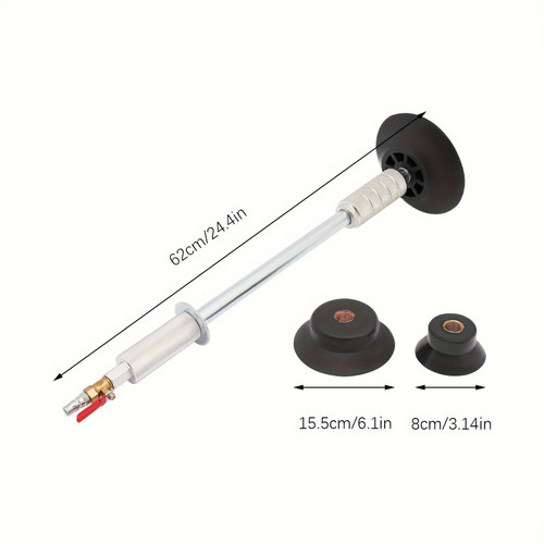 Air Pneumatic Dent Puller Suction Cup Slide Kit Auto Car Body Dent Repair Tool
