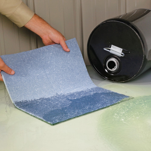 Pig Blue Absorbent Mat Pad, 100 Pads, 15x