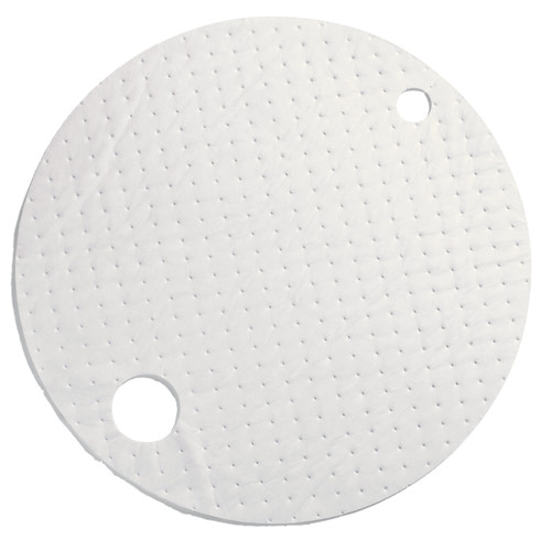 Oil-Only Barrel Top Absorbent Mat, 25PK