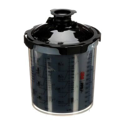 PPSâ„¢ 20730 Series 2.0 Standard Spray Cup System UV Kit, 650 mL, Black, Use With: Accusprayâ„¢ Spray Gun