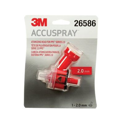 Accusprayâ„¢ 26586 2 mm Atomizing Head Refill Pack, Red, Use With: One and Series 2.0 Spray Cup Systems