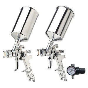 TITANa 19100 3-Piece HVLP Dual Set-Up Spray Gun Kit, 1000 mL Container