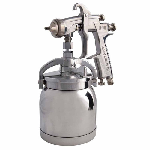 ANEST IWATA 4582B W101-S Series Suction Feed Compact Spray Gun with Cup, 1.3 mm Nozzle, 1000 mL Capacity