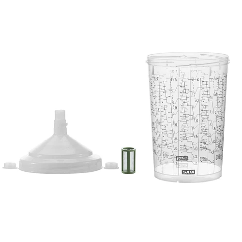 SATA(R) RPS Cup, 0.9L, Std Lid, 125m Flat Sieve, 50 Pk