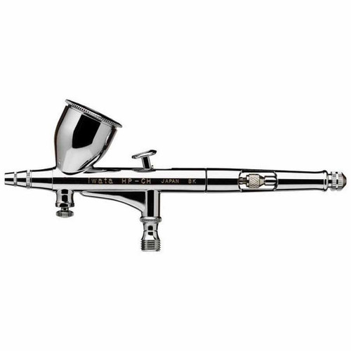 ANEST IWATA 4003 Hi-Line HP-CH Series Dual Action Gravity Feed Airbrush, 6.1 in OAL, Brass