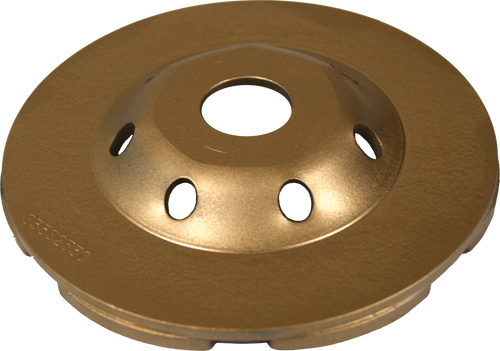Standard Gold Low Profile Cup Grinders - 5" x 5/8-11 - 12 Segments Turbo