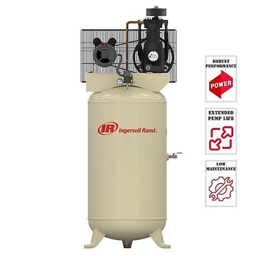 Ingersoll Rand 5 HP 80 gal. 2-Stage Reciprocating Air Compressor, 175 PSI