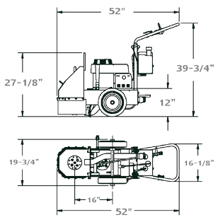 CPG100 SINGLE HEAD FLOOR GRINDER - Baldor(R) Engine - 10"/12"	Head Capacity | Electric 7.5 HP-3PH, 230V