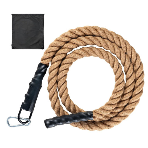 Gym Climbing Rope, 1.5" Diameter 10 ft Length Gym Fitness Training Rope, Gym Exercise Workout Rope for Adults, Climbing Rope for Fitness and Strength Training, Climbing Exercise, Home Workout