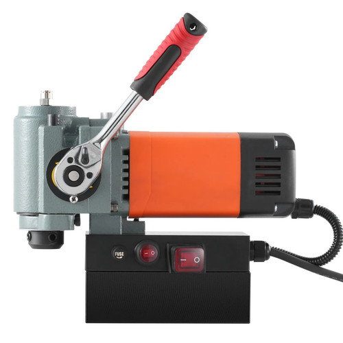 Magnetic Drill Press – 1300W Low Profile Mag Drill, Portable Drilling Machine with Cooling Device & Overload Protection, Industrial Equipment Installation Tool