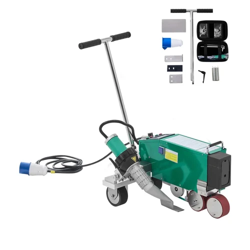 4200W Roofing Hot Air Welder, 220V PVC/TPO/CPE Plastic Welding Machine, 1.57" Width, 0.04-0.12" Thickness, 68-1202F Heat Range