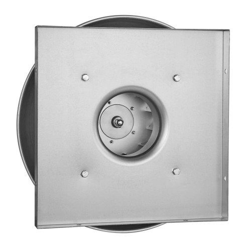 Roof Exhaust Fan, 21" Base, 220W Motor, Adjustable 900/1500 CFM, Waterproof Aluminum Alloy Housing, Silver