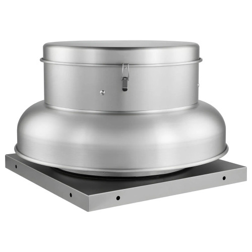 Roof Exhaust Fan, 24.8" Base, 360W Motor, Adjustable 3000/3900 CFM, Waterproof Aluminum Alloy Housing, Silver