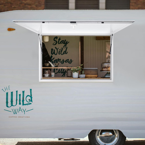 64” x 40” Concession Windows, Aluminum Alloy Food Truck Service Window with Drag Hook & Awning Door Up to 80 Degrees, Food Truck Window Serving Window for Food Trucks Concession Trailers