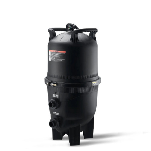 Cartridge Pool Filter, 325 Sq.Ft Area, Leak‑Proof Housing, Pressure Gauge & Relief Valve