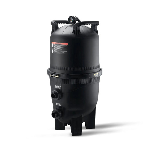 Cartridge Pool Filter, 425 Sq.Ft Area, Leak‑Proof Housing, Pressure Gauge & Relief Valve