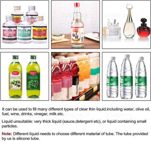 Liquid Filling Machine Automatic Bottle Filler Digital Control Pump Numerical Drinks Water Milk 5ml to 3500ml GFK160